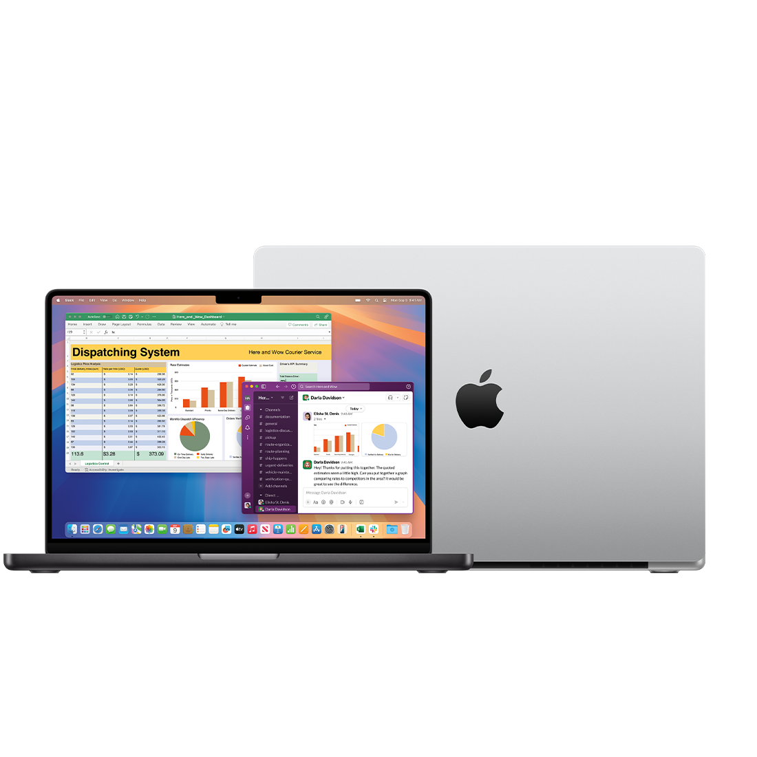 <p>MacBook Pro 14″&nbsp;</p><h1>Fast and furiously smart.</h1>
