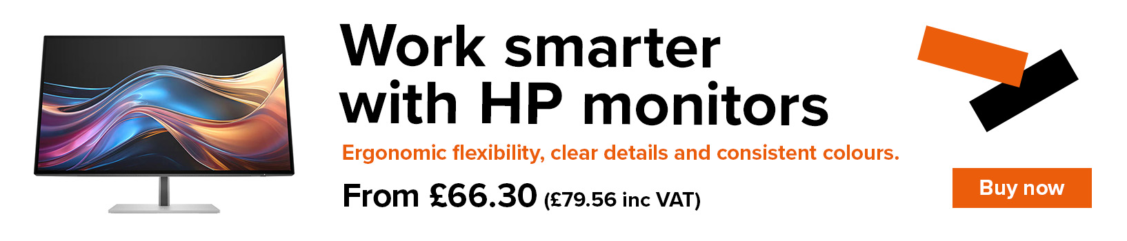 Work smarter with HP monitors