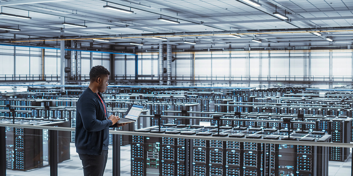 Picture of cloud storage servers