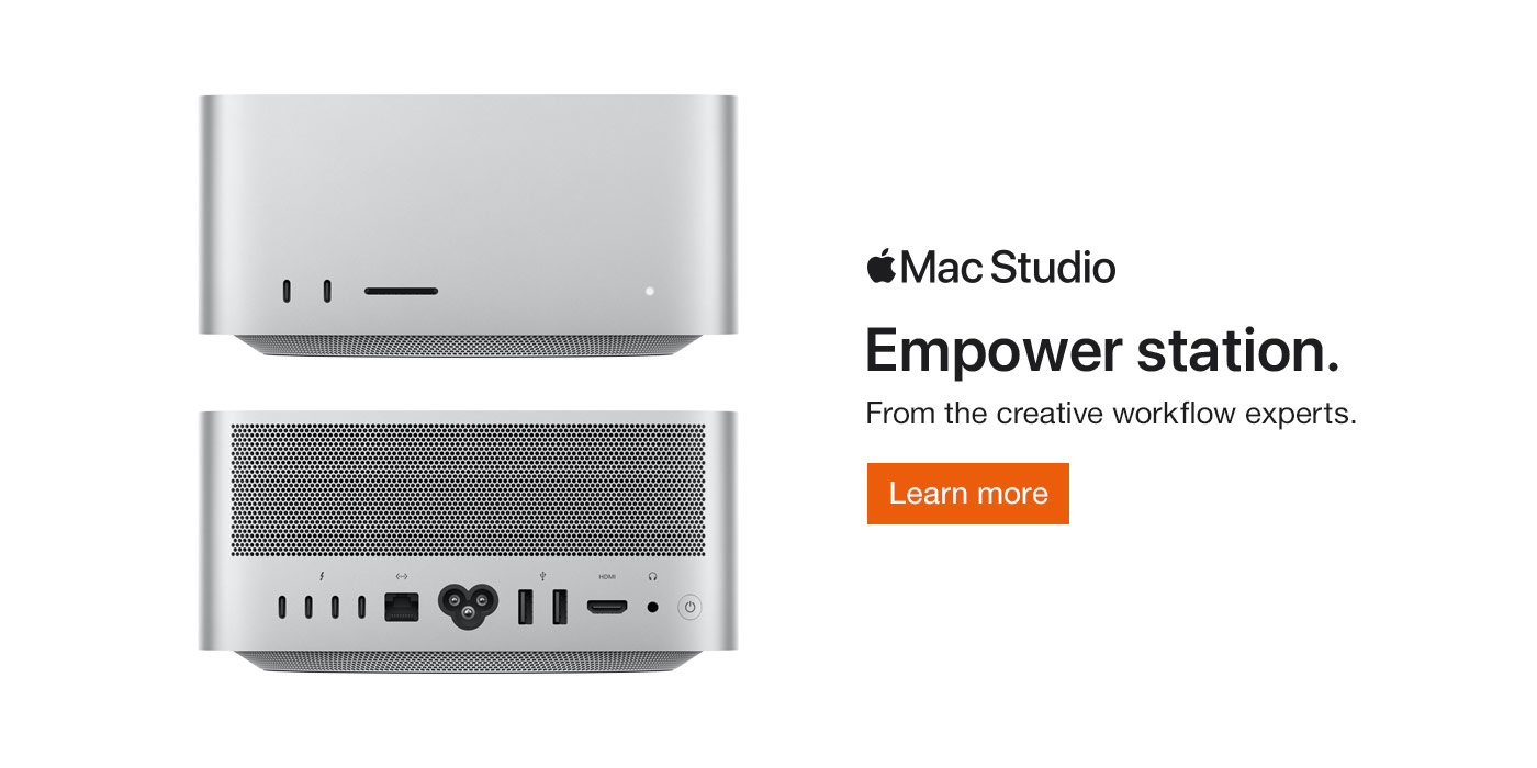 Mac Studio. From the creative flow experts.
